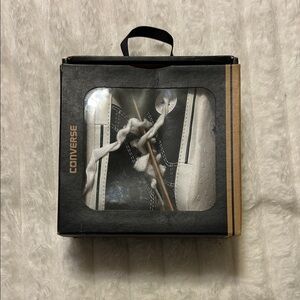 Converse Black and White High-Top Sneakers in Branded Box